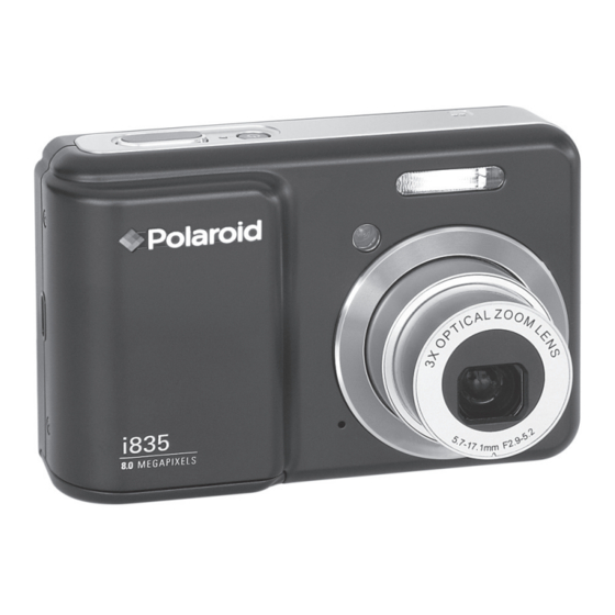 Polaroid i835 - 8.0MP Digital Camera User Manual