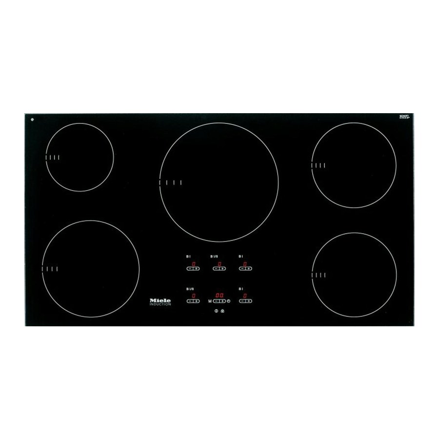 Miele KM 5997 Operating And Installation Instructions
