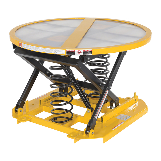 Vestil SST-45 Assembly, Use And Maintenance Manual