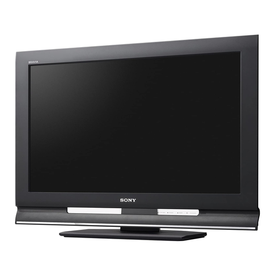 Sony BRAVIA KDL-37L4000 Manuals