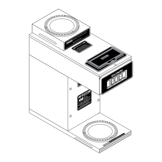 Bunn VP17A Installation And Operating Manual