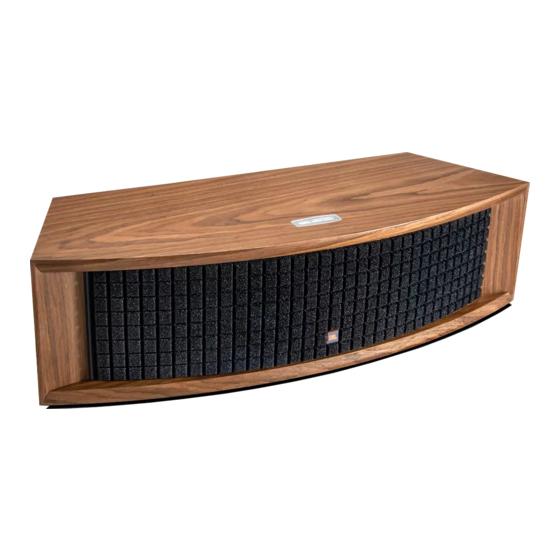 JBL L75ms Quick Start Manual