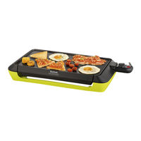 TEFAL PLANCHA COLORMANIA CB660301 Manual