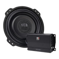 MB QUART MBQJL-SUBR-1 Assembly Instructions Manual