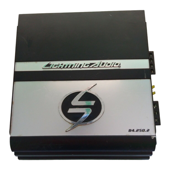 Lightning Audio B4.250.2 Installation And Operation Manual