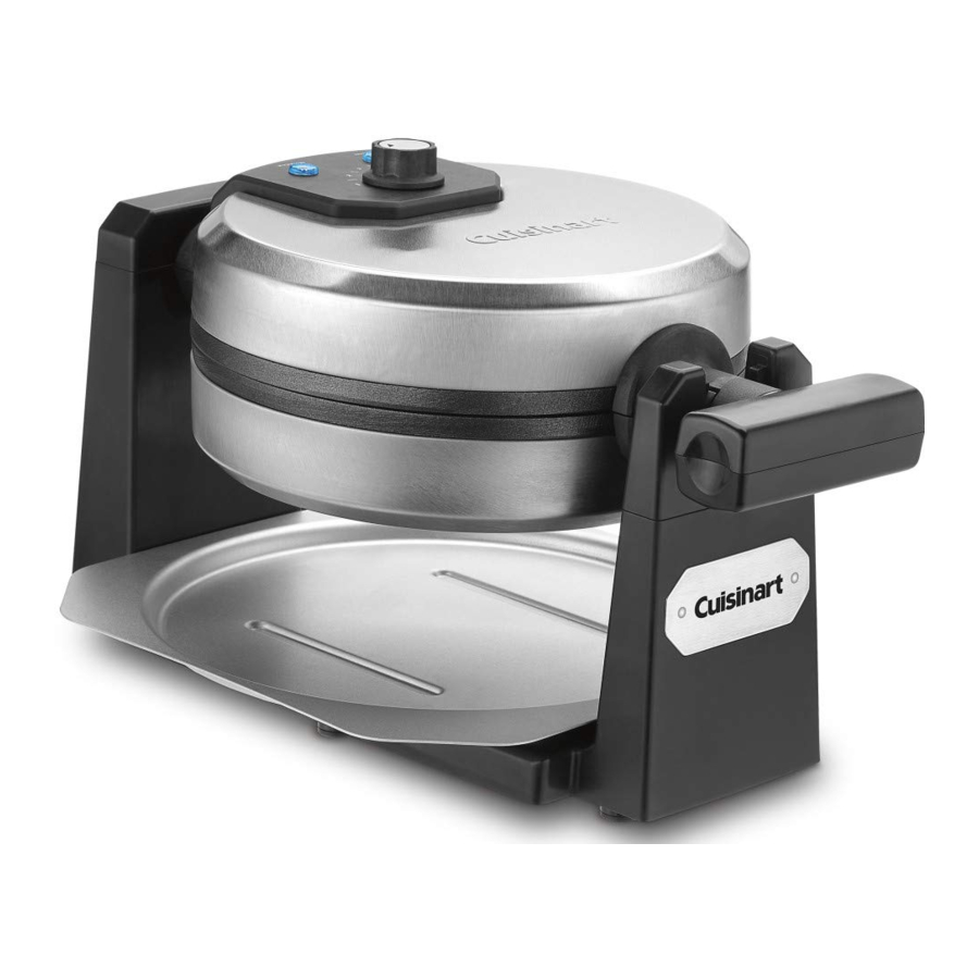 Cuisinart WAF-F10 Series - Belgian Waffle Maker Manual | ManualsLib