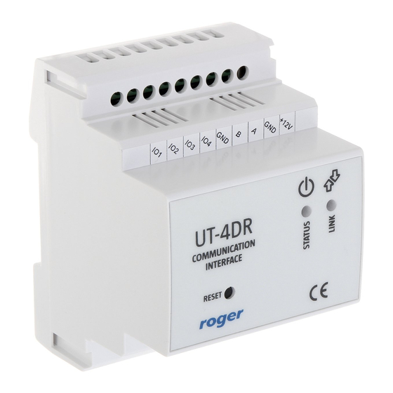 Roger UT-4DR Instruction Manual