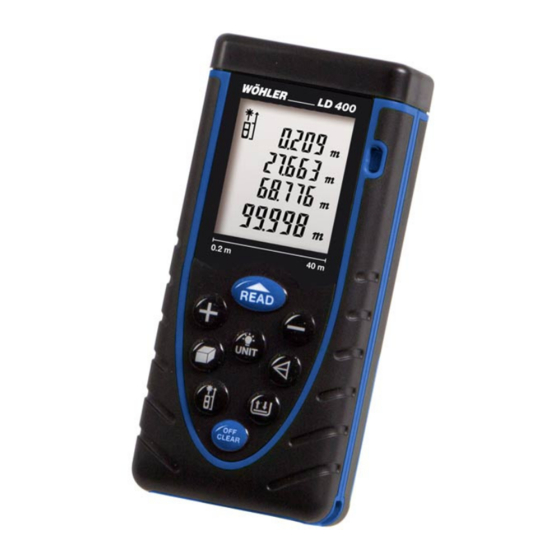 Wohler LD 400 Operating Manual