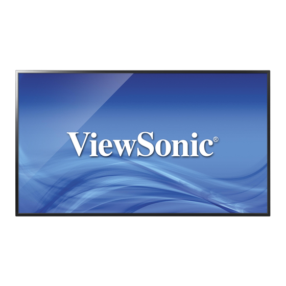 ViewSonic CDE4302 User Manual