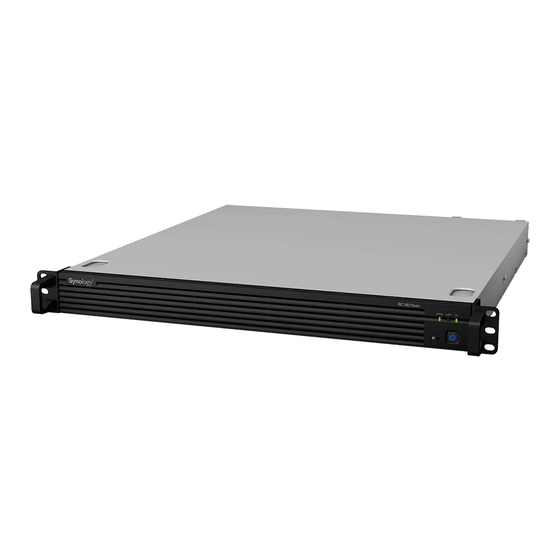 Synology RXD1215sas Quick Installation Manual