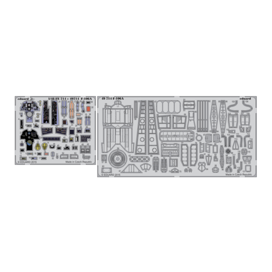 Eduard F-106A Quick Start Manual
