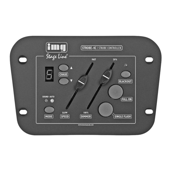 IMG STAGELINE STROBE-4C Instruction Manual