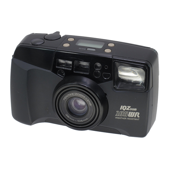 Pentax IQZoom 105WR Date Operating Manual