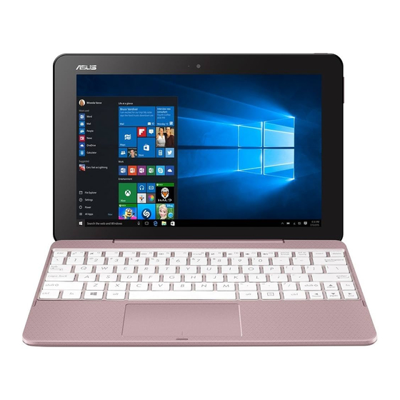 Asus Transformer Book T101HA Manuals