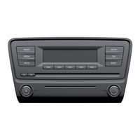 Skoda Infotainment Radio Blues Owner's Manual