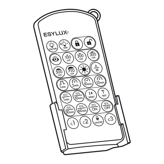 ESYLUX PD-C360i Operating Instructions