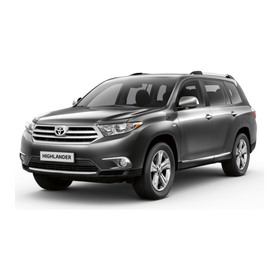 Toyota 2011 Highlander Owner's Manual