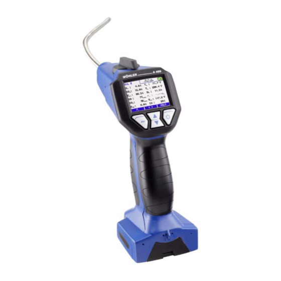 Wohler A 400 Operation Manual