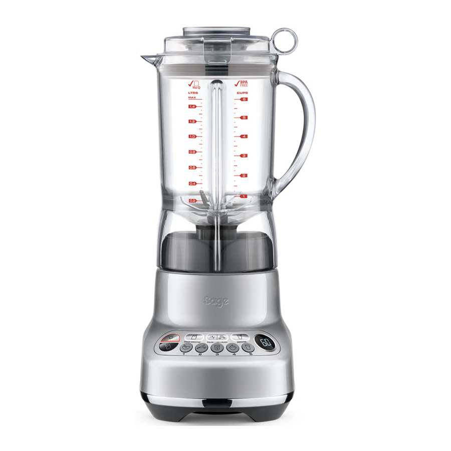 Sage Fresh & Furious BBL620 / SBL620 Manual