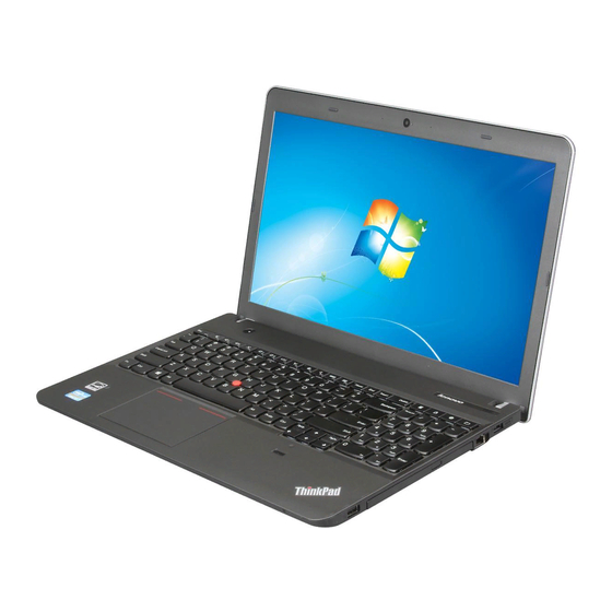 Lenovo ThinkPad Edge E531 Manuals