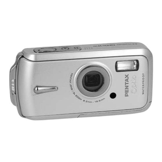 Pentax Optio W10 Operating Manual