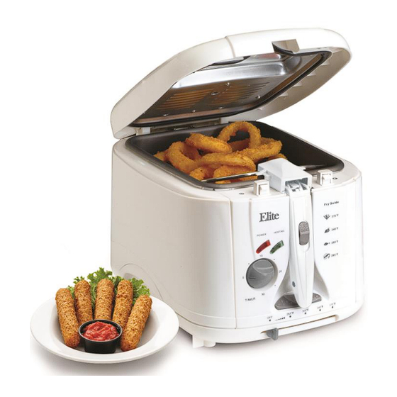 Maxi-matic Elite cuisine EDF-888XT Instruction Manual