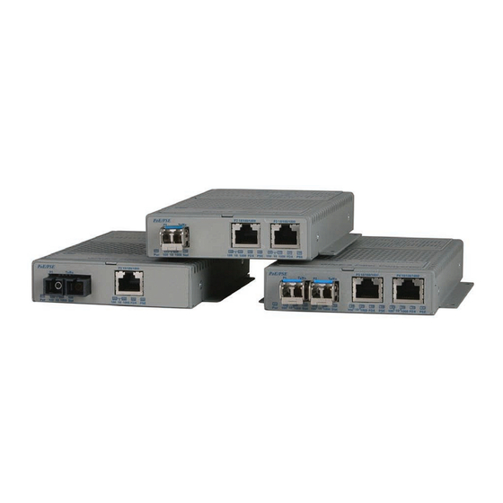 Omnitron Systems Technology OmniConverter GPoE+/S User Manual