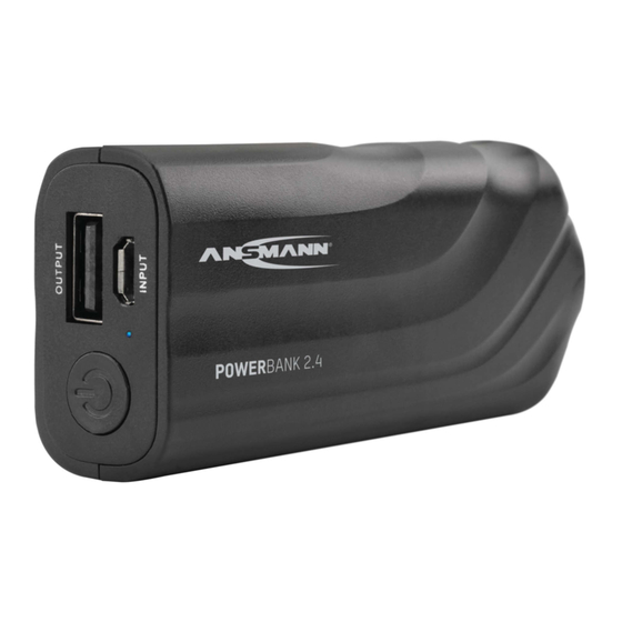 ANSMANN POWERBANK 2.4 Manual