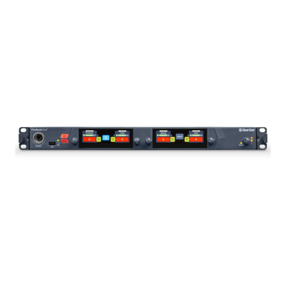 Clear-Com FreeSpeak Edge Quick Start Manual