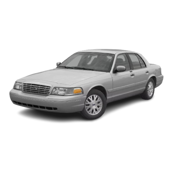 Ford 2002 Crown Victoria Manual