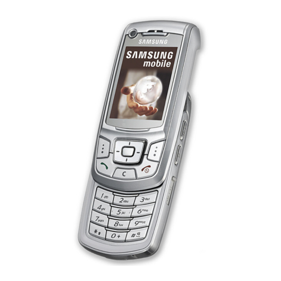 Samsung SGH-Z400V Manuals