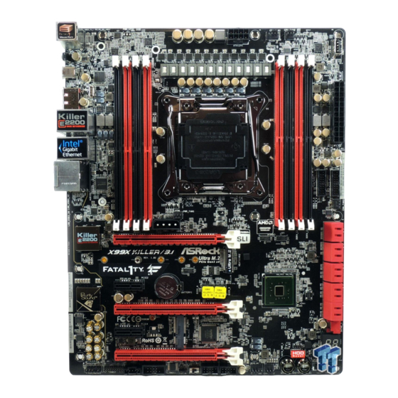 ASROCK Fatal1ty X99X Killer Series Manual