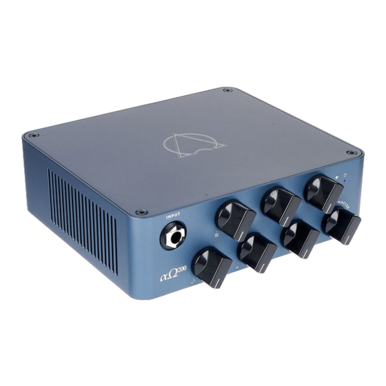 Darkglass Electronics Alpha-Omega 200 Owner's Manual