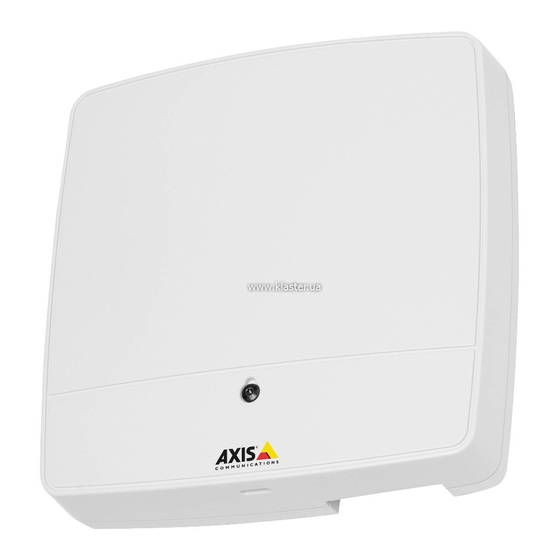 Axis A1001 Installation Manual