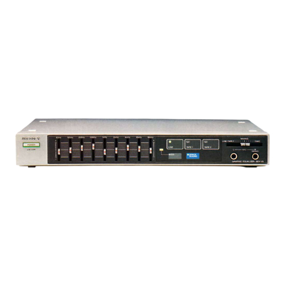 Sony SEH-V5 Service Manual