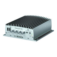 Bosch VJT-X40SN Installation And Operating Manual