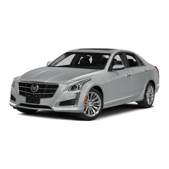 Cadillac CTS 2014 Navigation Manual