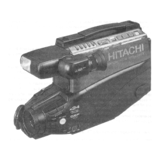Hitachi VM-3700A Instruction Manual