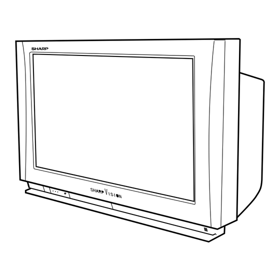 Sharp 34N-WF5H Standard Televisions Manuals