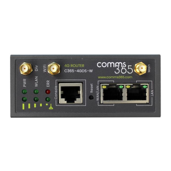 Comms365 C365-4GDS-W Quick Start Manual