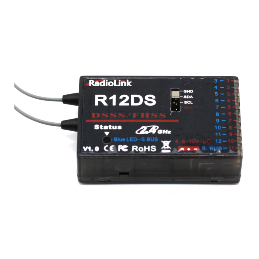 RadioLink R12DS Manual