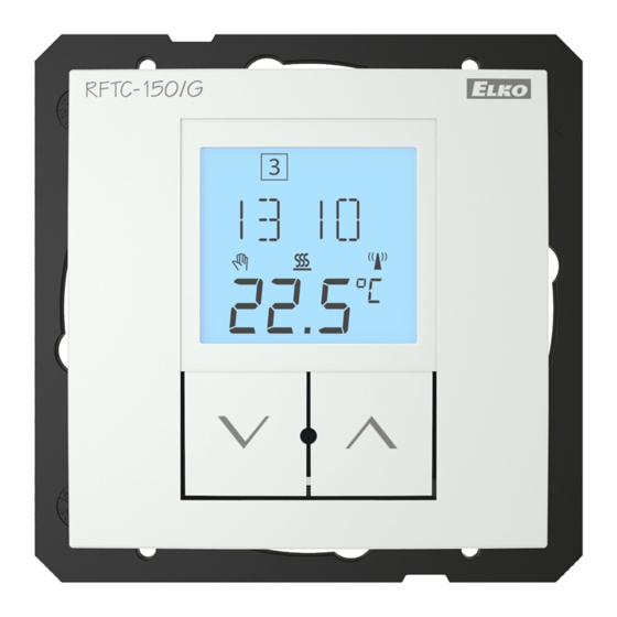 Elko iNELS RFTC-150/G Manual