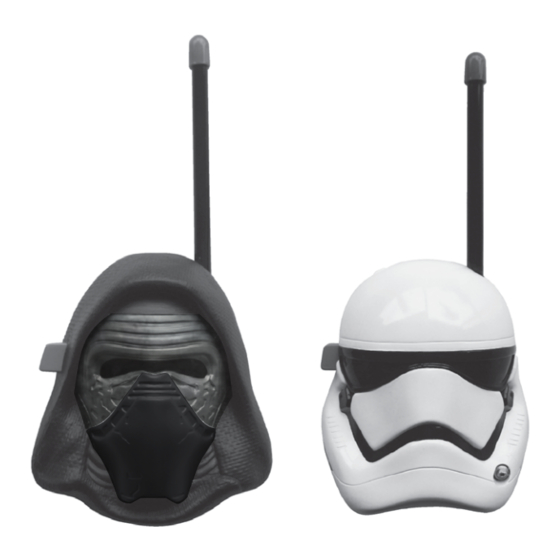 eKids Star Wars FIRST ORDER SW-202 Quick Start Manual
