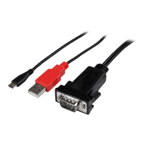 StarTech.com ICUSBANDR232 Instruction Manual