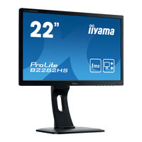 Iiyama ProLite E2282HS-B1 User Manual