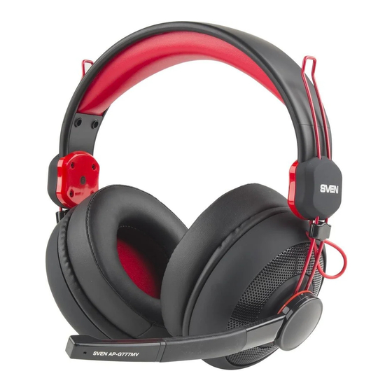 SVEN AP-G777MV USER MANUAL Pdf Download | ManualsLib