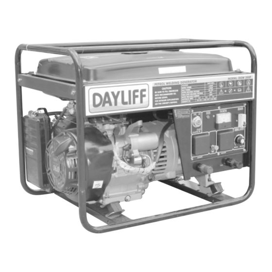 DAYLIFF DGW 200P Installation & Operating Manual