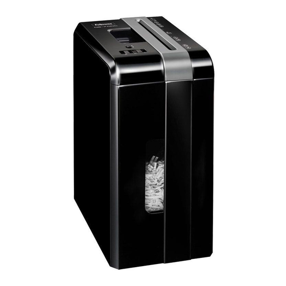 Fellowes DS-700C Quick Start Manual