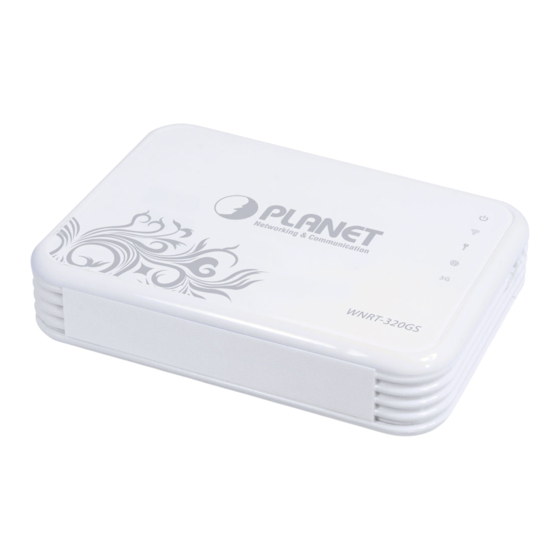 Planet WNRT-320GS User Manual