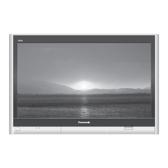 Panasonic TH-42PV600AZ Operating Instructions Manual